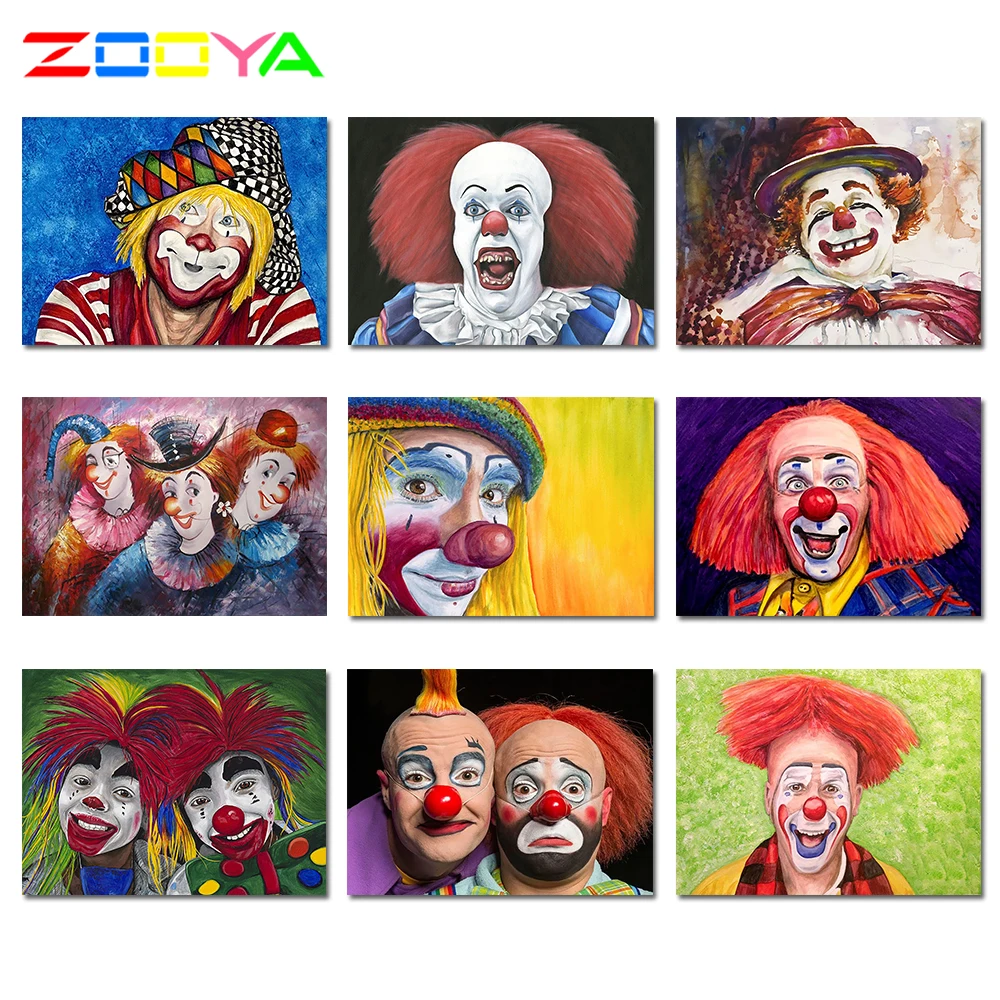 5D алмазная картина сделай сам страшный клоун зомби вышивка полностью квадратным