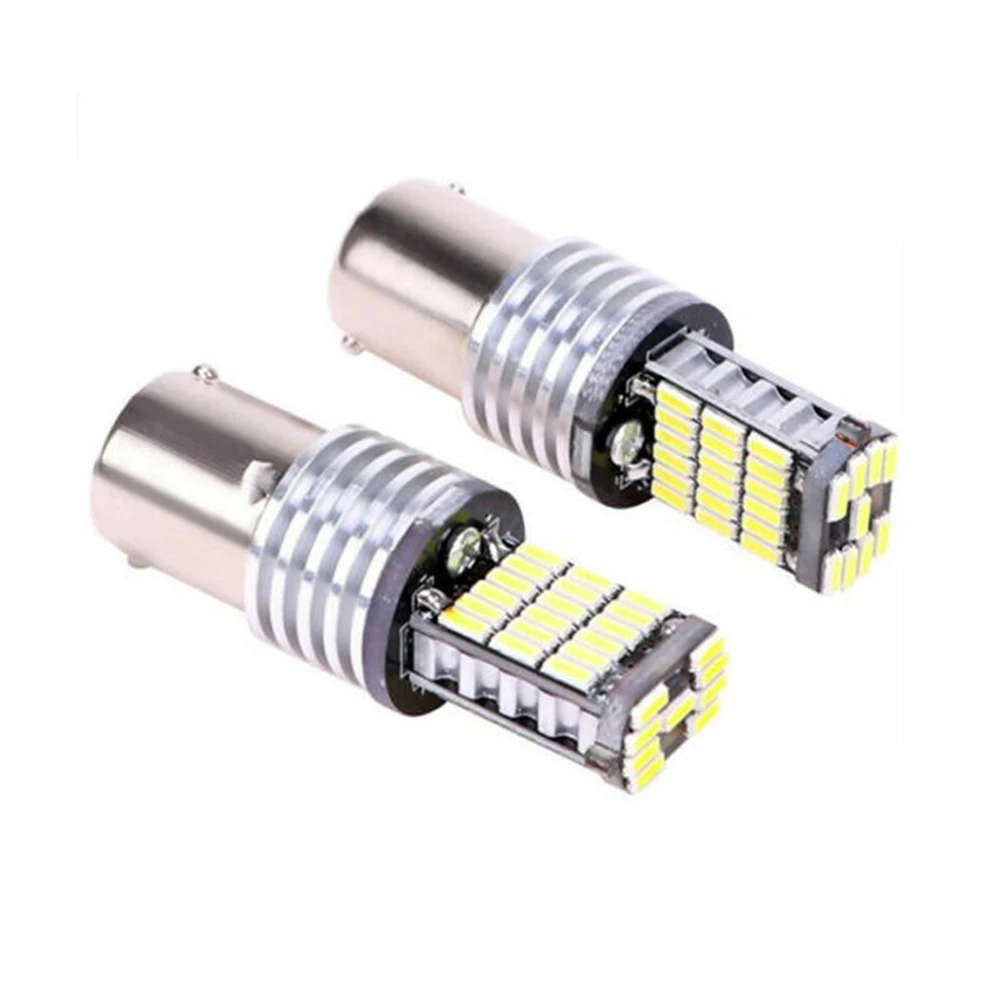 2 шт. 1157 4014 45 SMD светодиодный BAY15D автомобильная лампа поворотный сигнал заднего