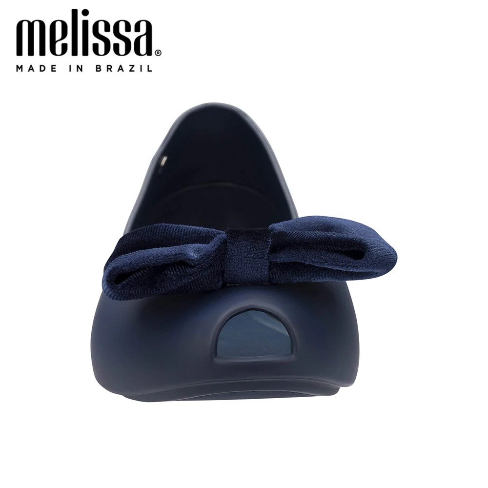 Melissa Queen VII тканевая женская прозрачная обувь с бантом модные сандалии для