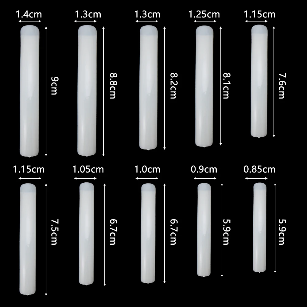10 шт./упак. удлиненные ногтей маникюр накладные ногти советы белый натуральный