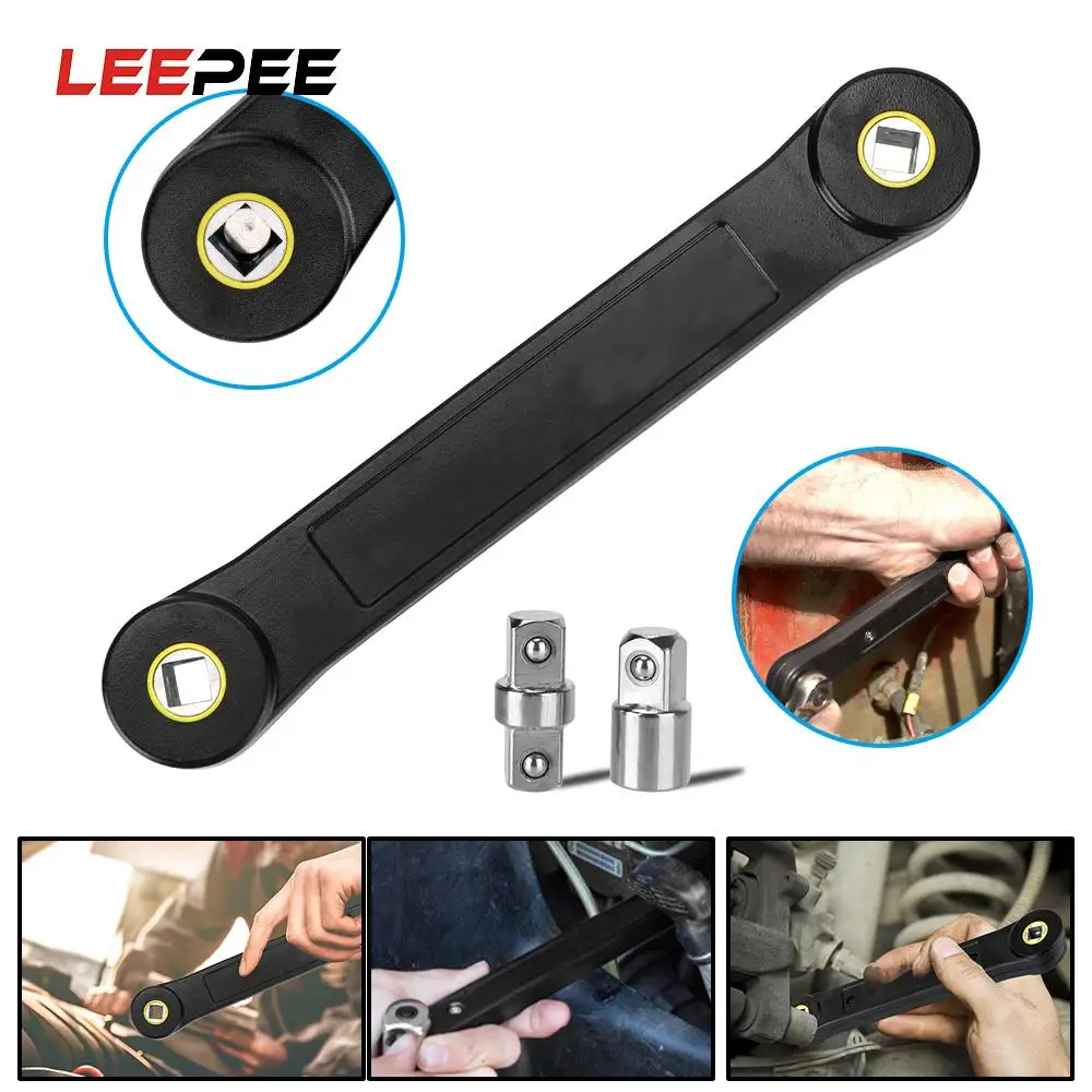 

LEEPEE Universal Extension Wrench Ratchet Wrench Adjustable Spanner for Car Vehicle Automotive Tools Auto Replacement Parts