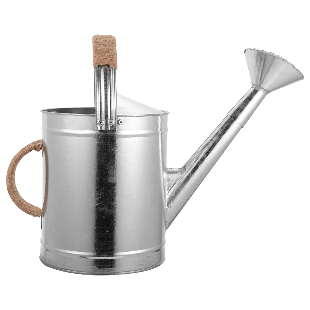 

5L Modern Style Watering Pot Iron Long Mouth Water Cans Gardening Watering