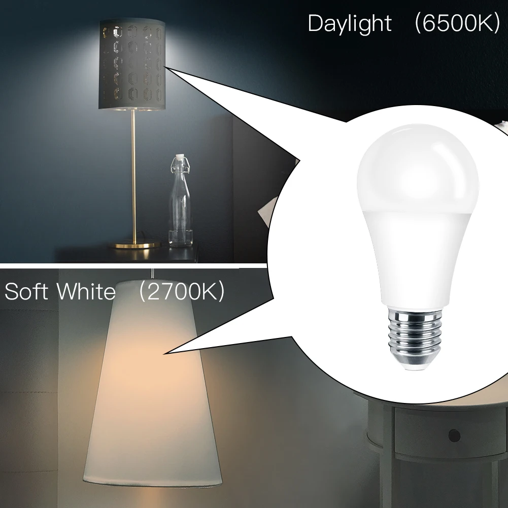WiFi умная лампа светодиодная 7 Вт Теплый Холодный белый умный свет/Tuya приложение
