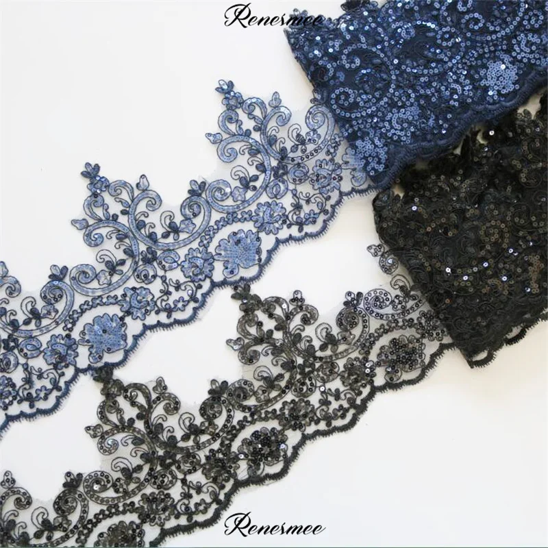 Изящный 1Yd шнур вышивка белый цветок из ткани Венеция сетка аппликация с