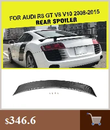 Для Audi TT TTS 8J 2008- R8 2007-2011 не углеродное волокно гоночного зеркала заднего вида Замена Стиль
