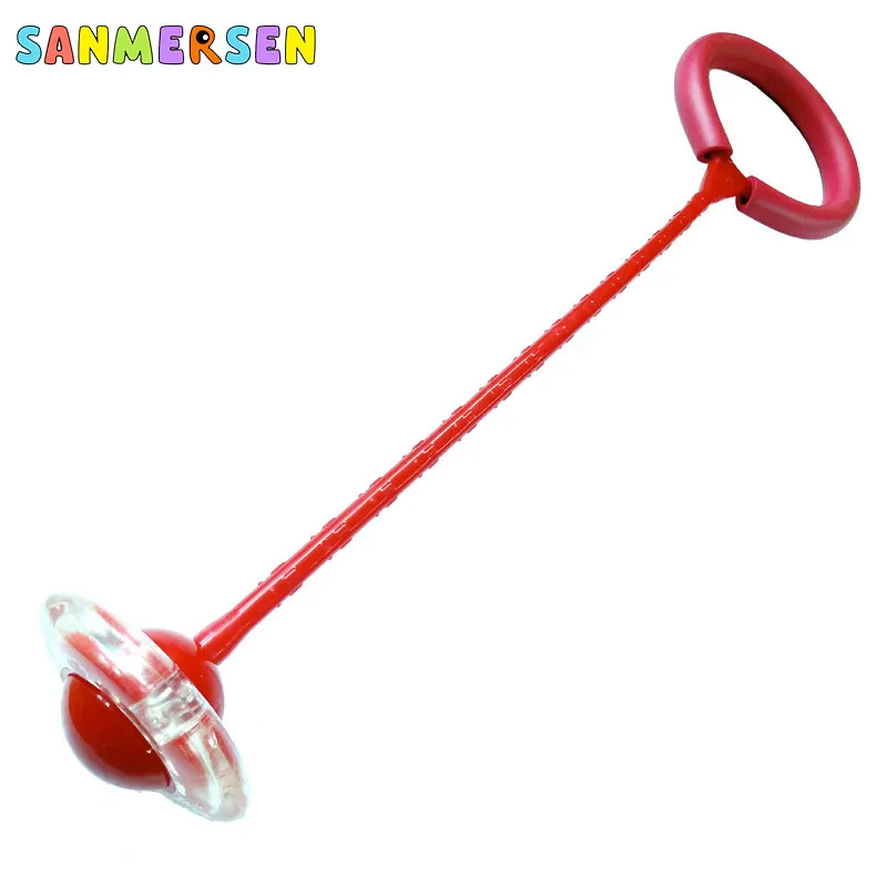 Светящиеся прыгающие шарики шарик Скакалка с мигающей ногой скакалки спортивные