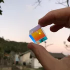 Стеклянный Куб 18 мм дихроическая Призма X-Cube призмы для фотосъемки луч разделение фотография Аксессуары украшение подарки светильник ка