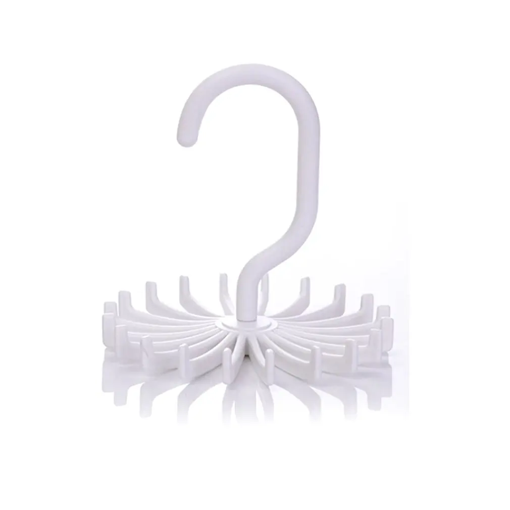 

Пластиковая вешалка для галстуков, вращающаяся на 360 градусов вешалка для шкафа, органайзер для одежды