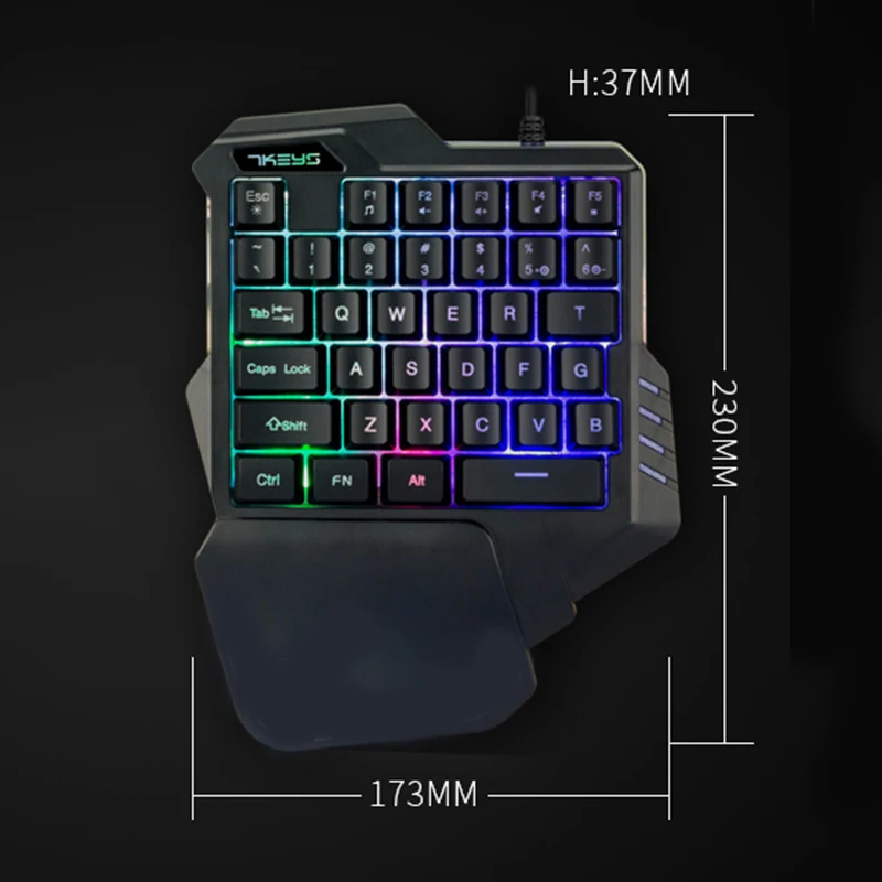 Bluetooth клавиатура для одной руки мышь смартфона ПК PUBG Аксессуары мобильных