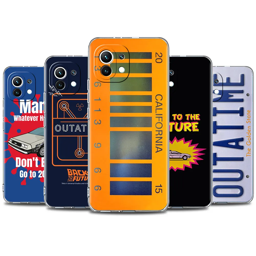

Back To The Future Matte TPU Phone Case For Xiaomi Poco X3 NFC F2 Pro 5G M3 F3 GT Fundas for Mi Pocophone F1 X3 GT Back Cover