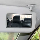Автомобильное Зеркало для салона из нержавеющей стали, портативное автомобильное зеркало для макияжа, автомобильный козырек, HD косметические зеркала, Универсальное Автомобильное Зеркало для салона с лентой