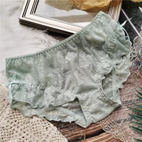 little fragrance cute butterfly lotus leaf ice silk bag hip sexy briefs ladies solid color student wear lolita new fashion sexy