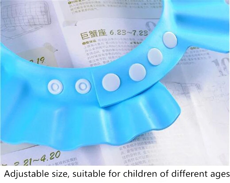 Шапки для душа регулируемые детей шапка с козырьком мытья волос