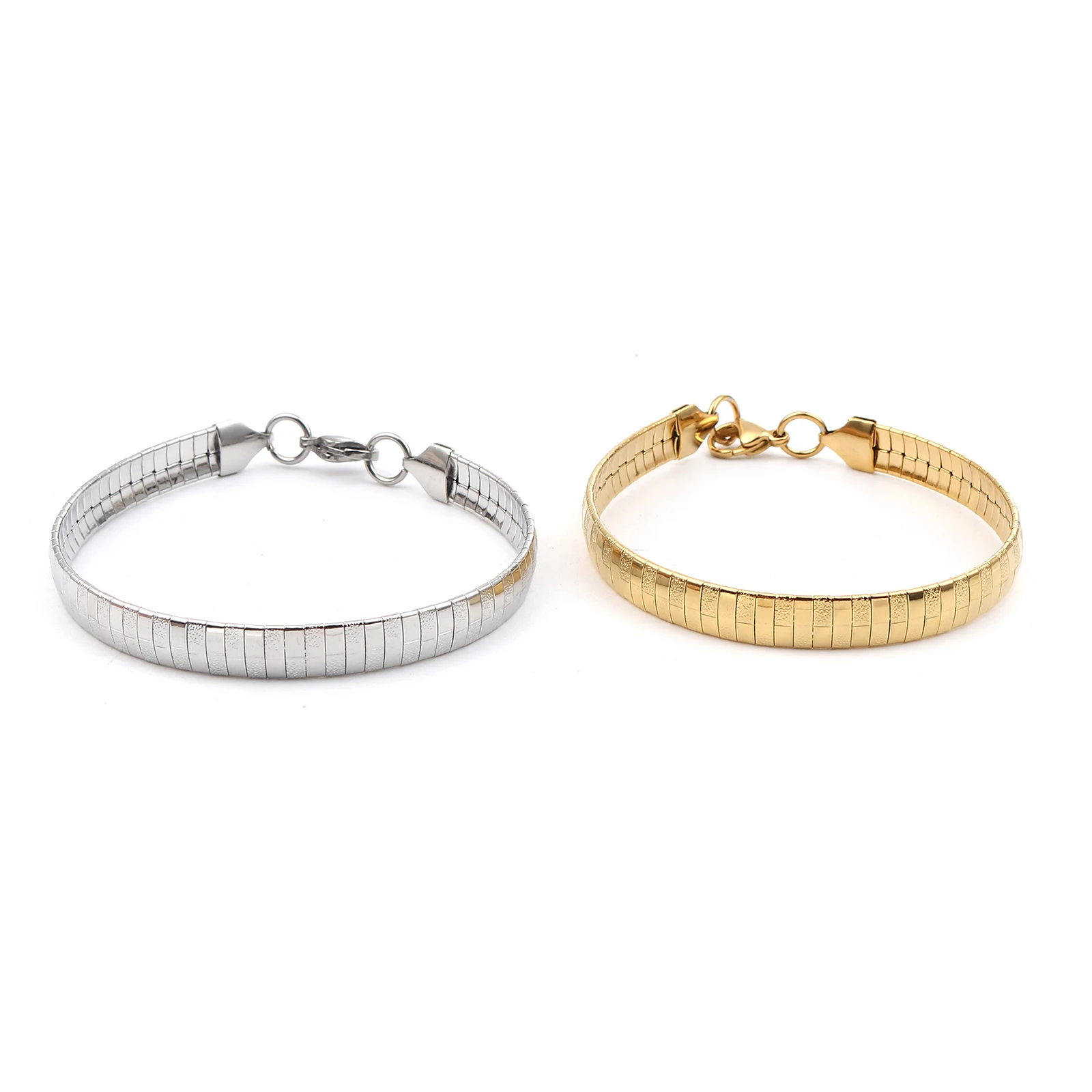 304 нержавеющая сталь браслеты серебряного цвета золотого прямоугольник резной