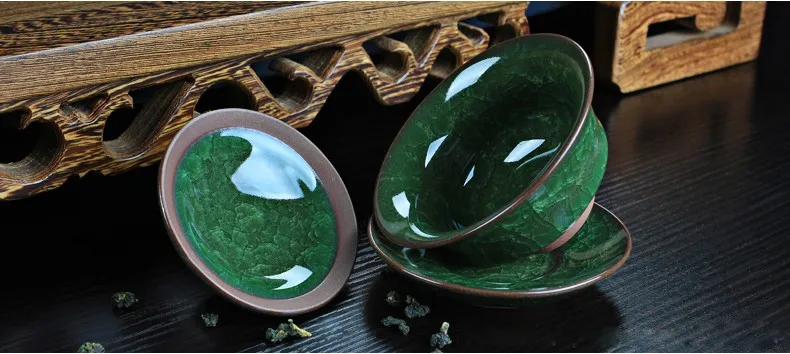 Кофейный чайный сервиз Gaiwan фарфоровый ледяной керамический горшок чайная чашка