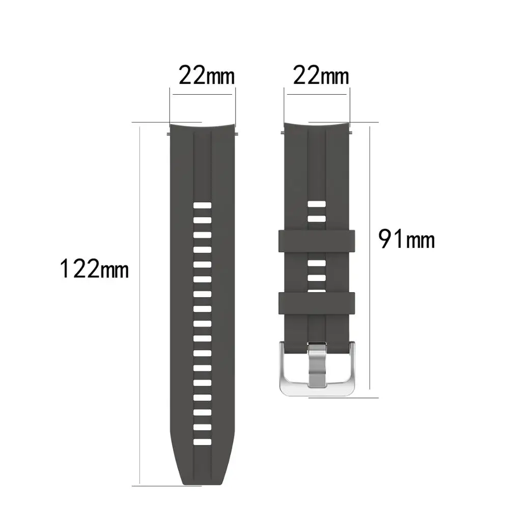 

22mm band for Huawei Watch GT Strap Gear S3 Classic Galaxy 46mm For Xiaomi huami amazfit 1/2 smartwatch Bracelet watch band