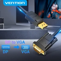 vention displayport to vga cable 1080p dp to vga converter male to male for laptop projector monitor display port to vga adapter