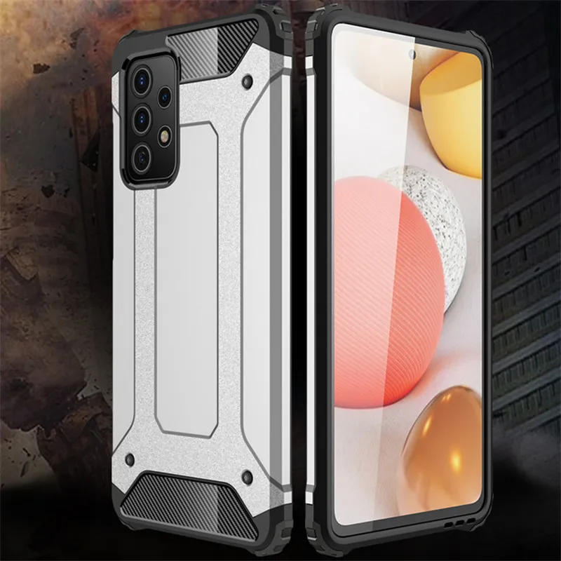 

For Samsung Galaxy A72 Case For Samsung A12 A42 A32 A52 A72 S21 S20 FE Cover Shockproof Silicone Phone Bumper For Samsung A72