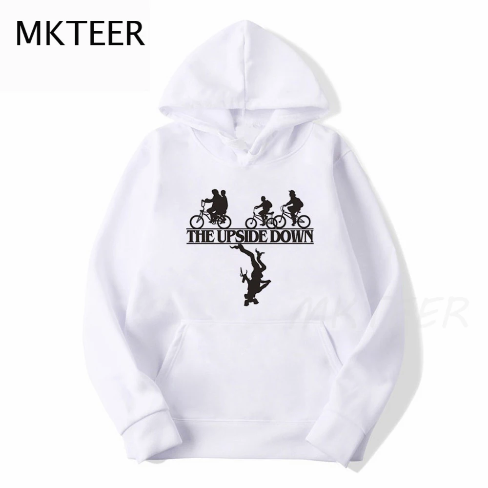 

Толстовка с капюшоном для мужчин и женщин, Свитшот оверсайз с длинным рукавом, забавная уличная одежда, «очень странные дела»