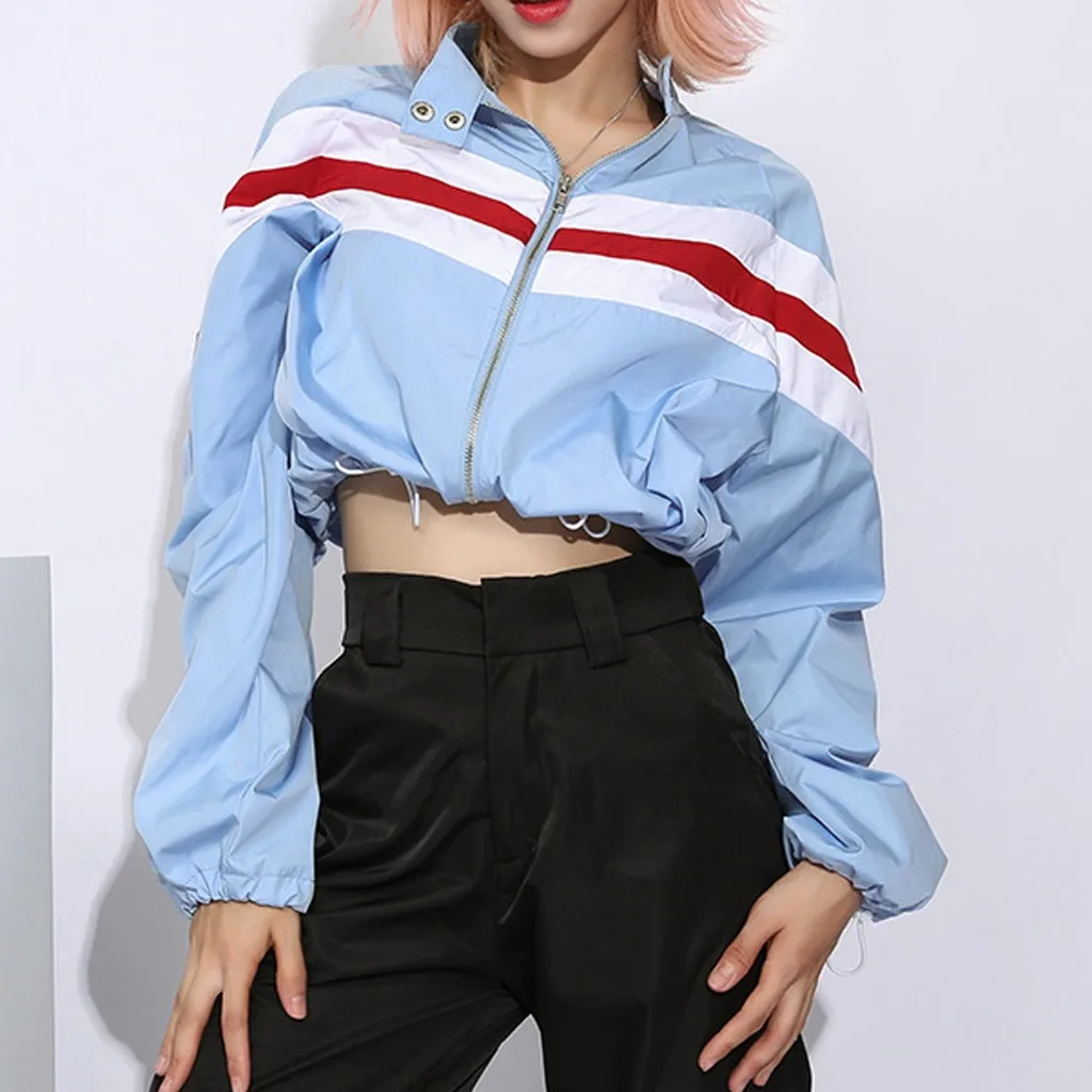 Женская ветровка на молнии повседневная легкая в уличном стиле осень | одежда