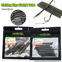 25pcs carp fishing rigs shrink tube heating shrink tube size 1mm2mm anti corrosion and wear resistant carp fishing accessories