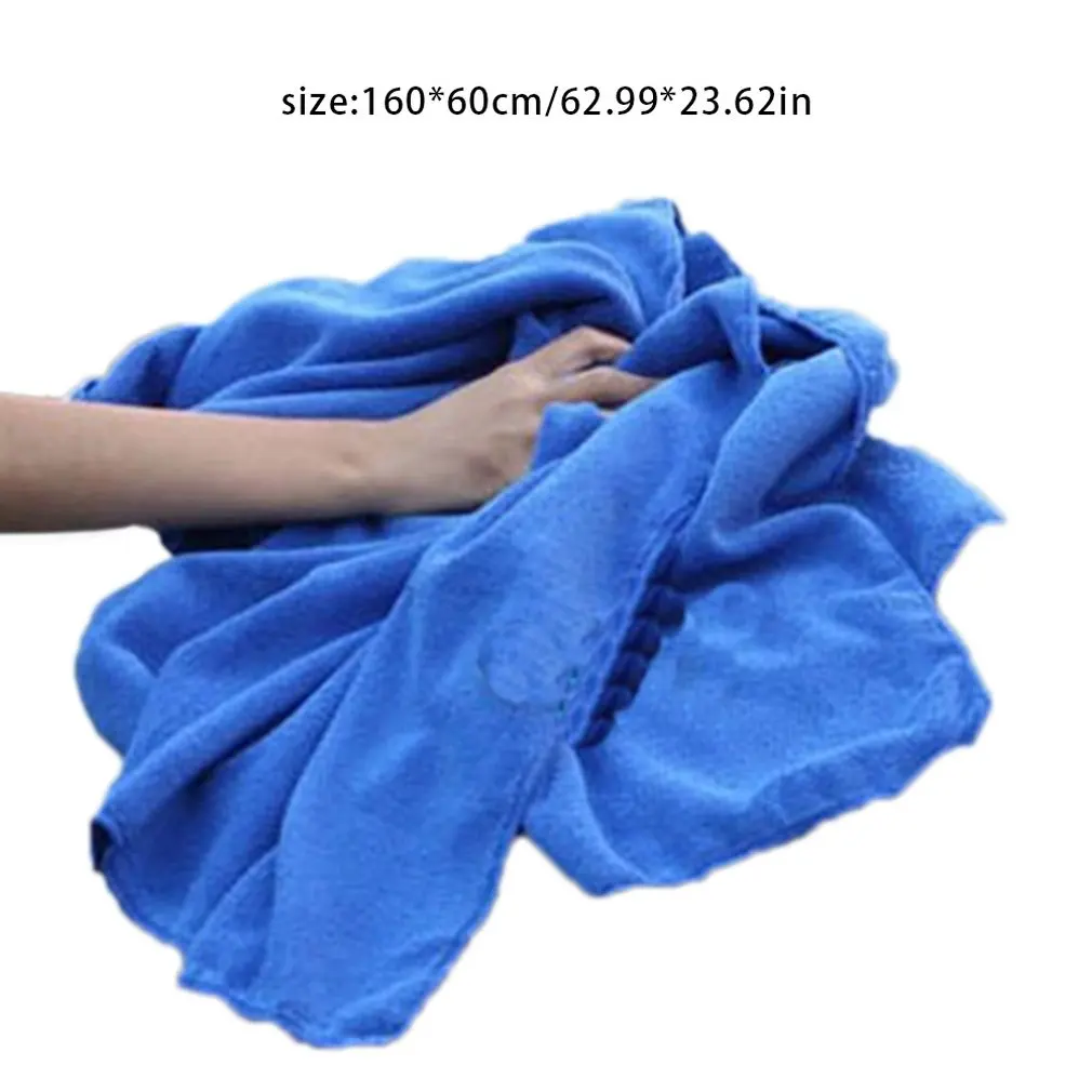 

Thickening And Polishing 60*160 Increase Car Wash Towel Cleaning Car Non-Stick Hair Absorbent Good Car Cleaning Supplies