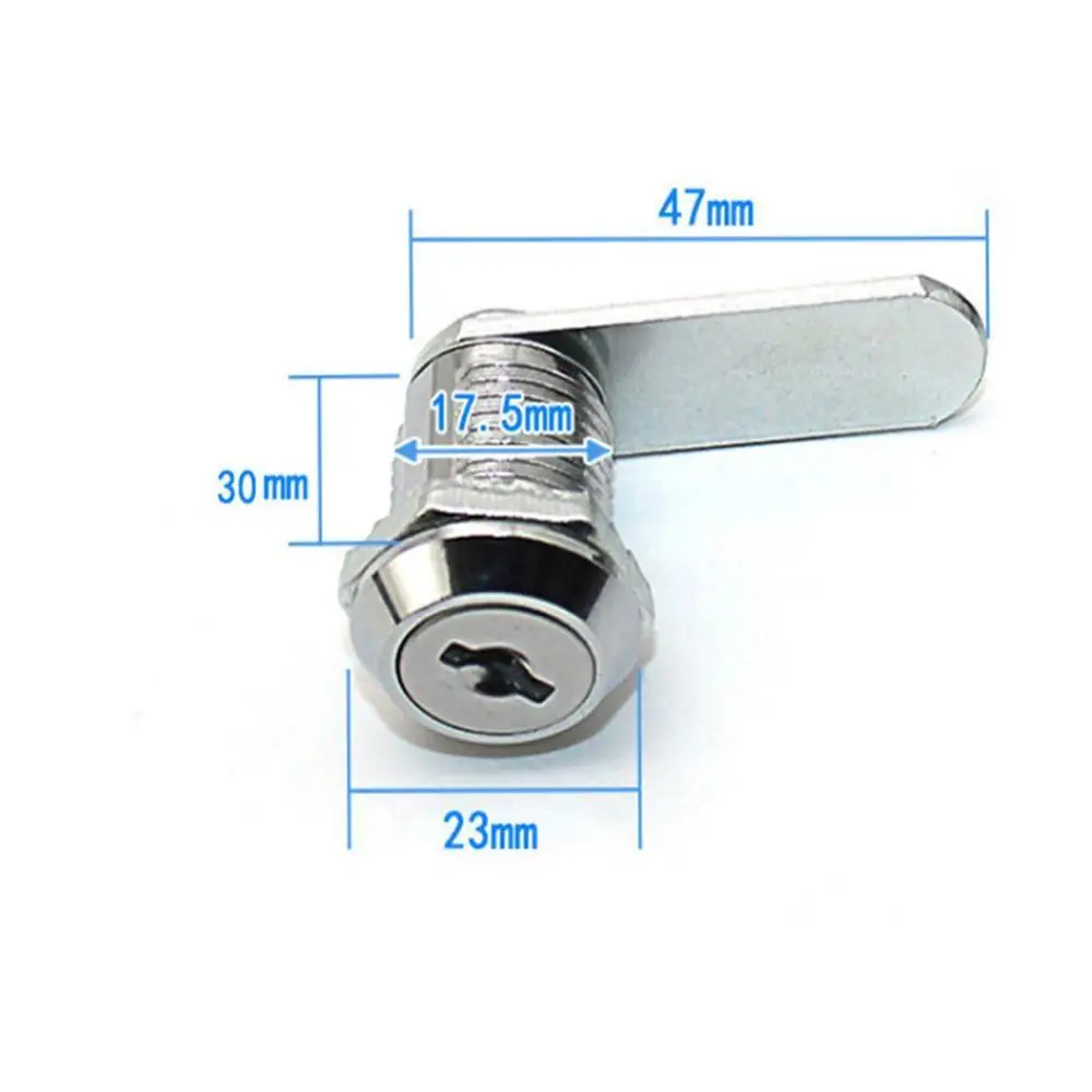 Запирающийся замок для офисных дверей шкафов с двумя ключами 16/20/25/30 мм|Замки| |