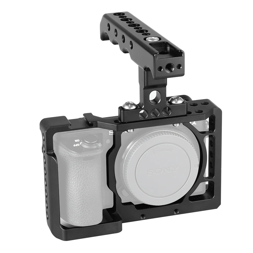 KIMRIG A6400 клетка для камеры с верхней ручкой крепление холодной обуви 1/4 резьбовые