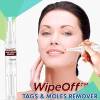 2 pcs wipe off tags moles remover liquid wart removal pen genital wart treatment 3ml tslm1