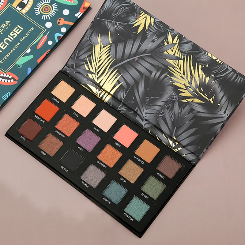 

New 18 Colors Mineral Powder Eye Shadow Makeup Cosmetic Matte Glitter Eyeshadow Palette Long Lasting Shimmer Palette INS Hot