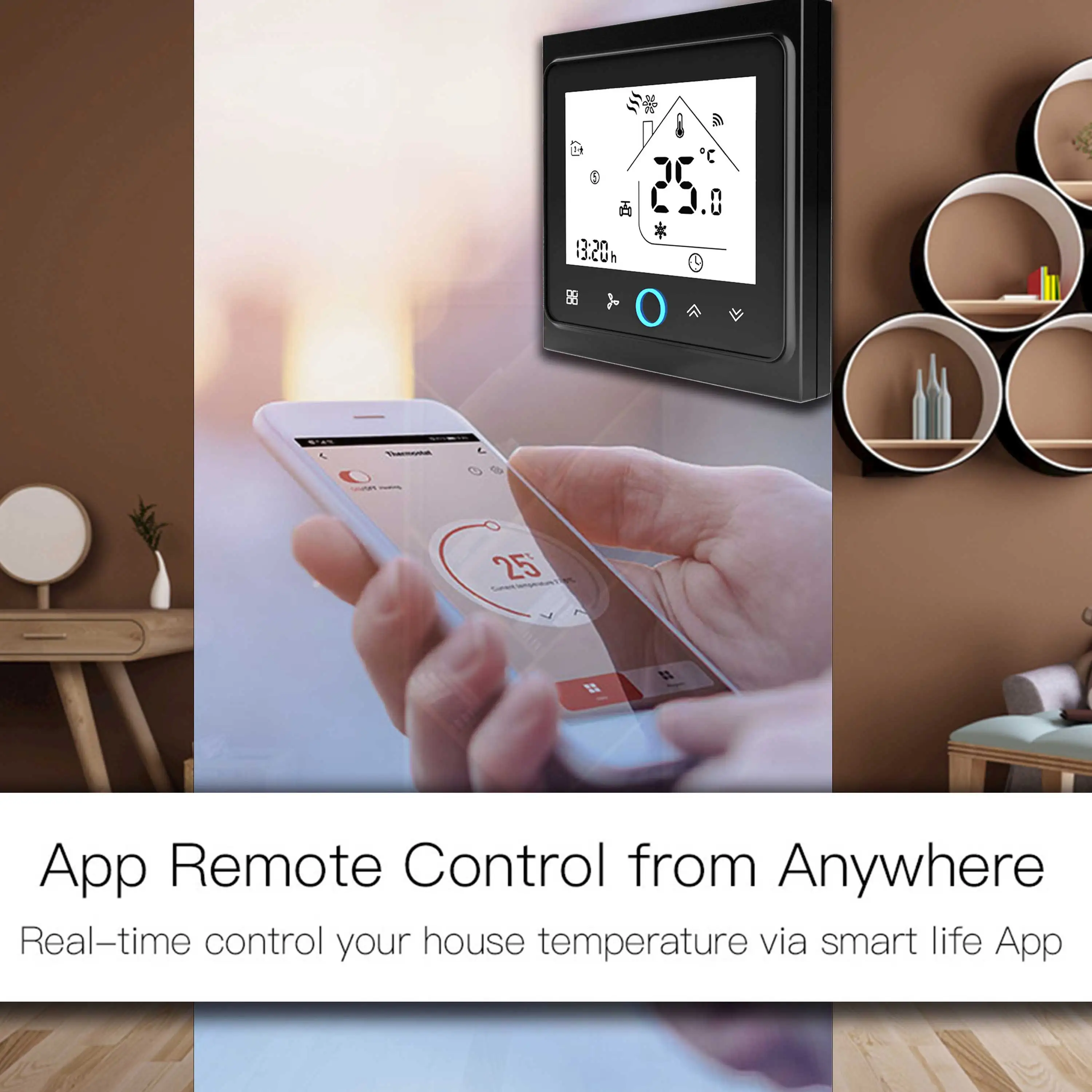 ЕС шлюз концентратор Zigbee Alliance 2 трубки 4Pin фанкойл блок Termostat WIFI для контроля