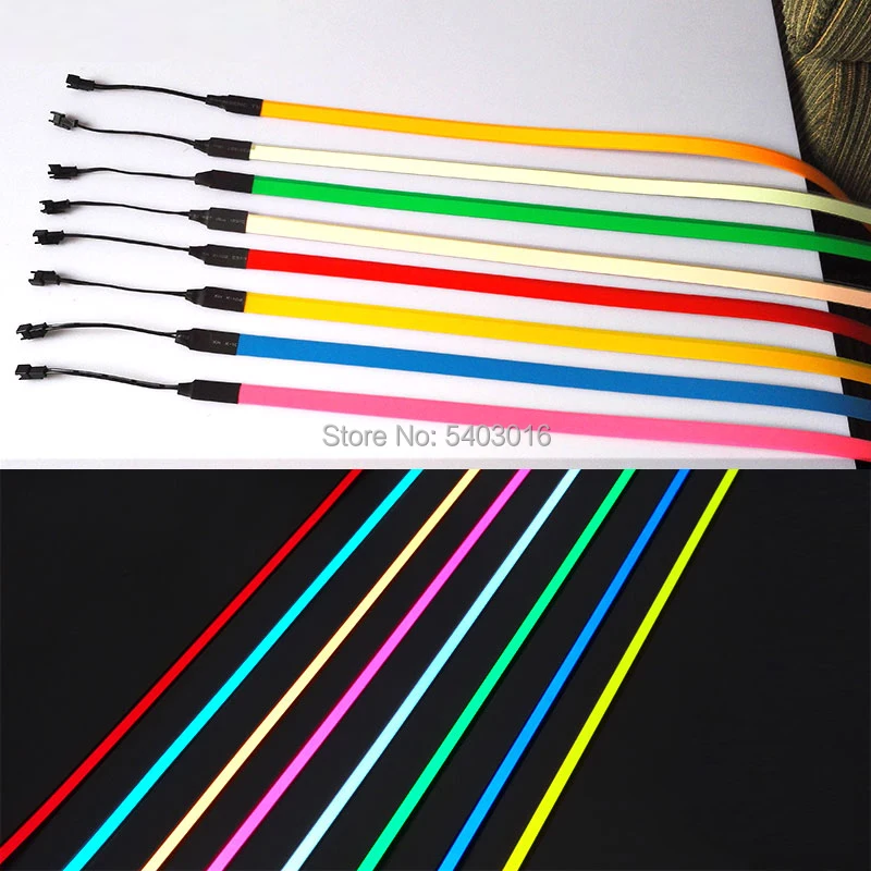 100x1 4 см EL Strip светящаяся Product Светодиодная лента 1 шт. без Driver Car DIY декоративные