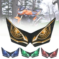 headlight stickers for kawasaki z1000 z750 z 750 1000 2007 2009 motorcycle 3d front fairing transmission head light protection