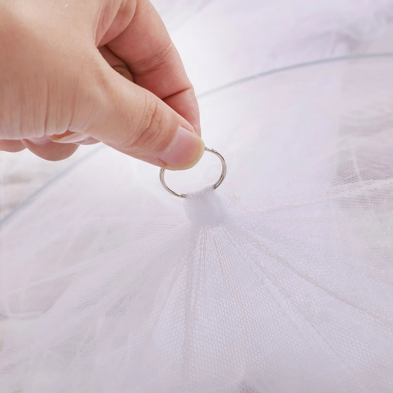 Полностью закрытый корпус с двумя кровать Москитная палатка круглый навес купол