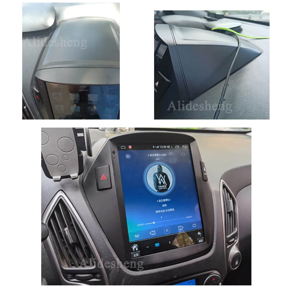 Для Hyundai Tucson 2 LM IX35 Android автомобильный радиоприемник мультимедийный плеер DSP IPS GPS