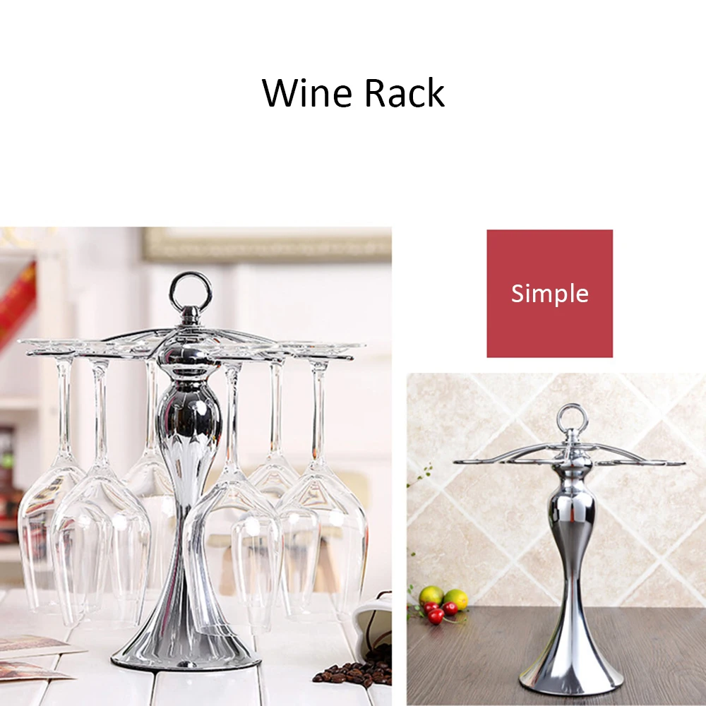 Держатель бокалов для винных чашек бокал красного вина с 6 крючками вечерние