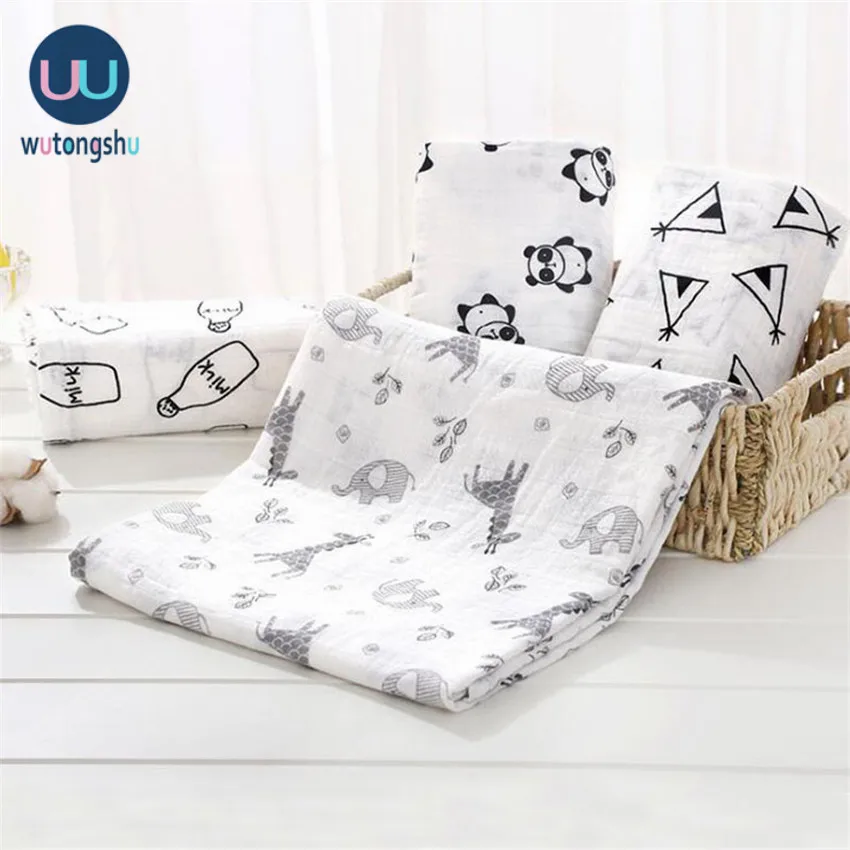

Muslin Swaddles Baby Blankets Photography Accessories Bedding For Newborn Swaddle Towel Swaddles Blankets Breastfeeding Cover