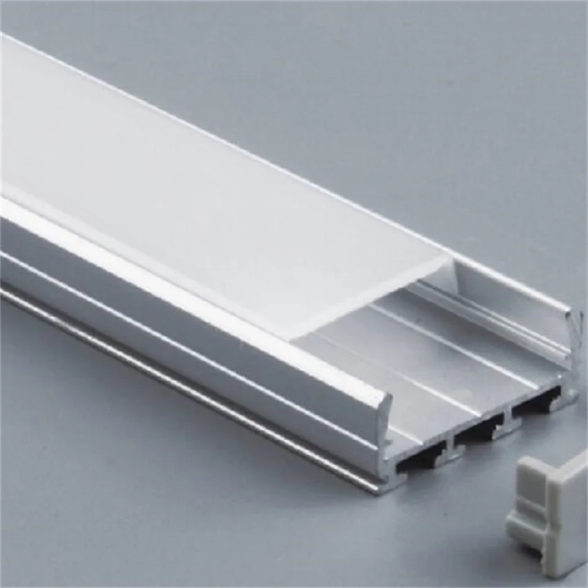 1m/pcs Aluminium profiles 26*10 silver aluminum profile with cover and end caps and clips  for led strip light