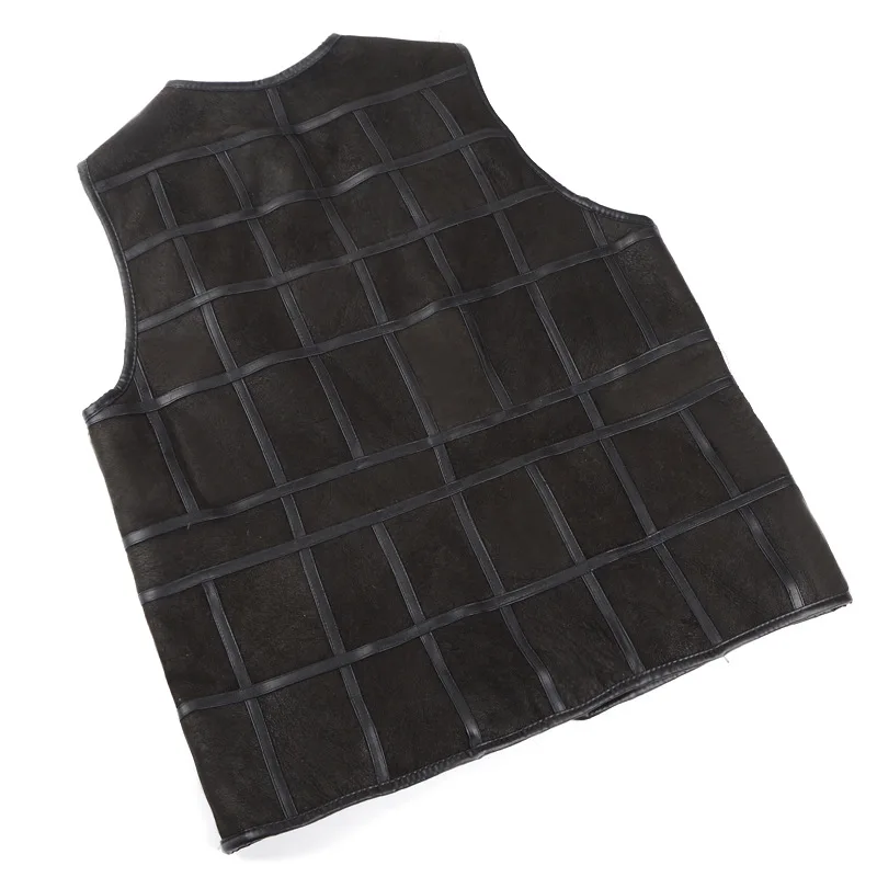 2021 китайская фабрика самый дешевый мужской жилет из овечьей шерсти оптовая