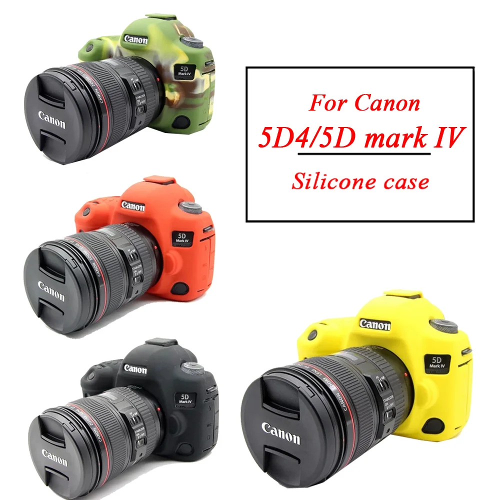 Мягкий силиконовый чехол для камеры DSLR Canon 5DSR 5D3 5D2 6D 5D4 80D 1300D 1500D 6D2|case camera bag|camera bag for