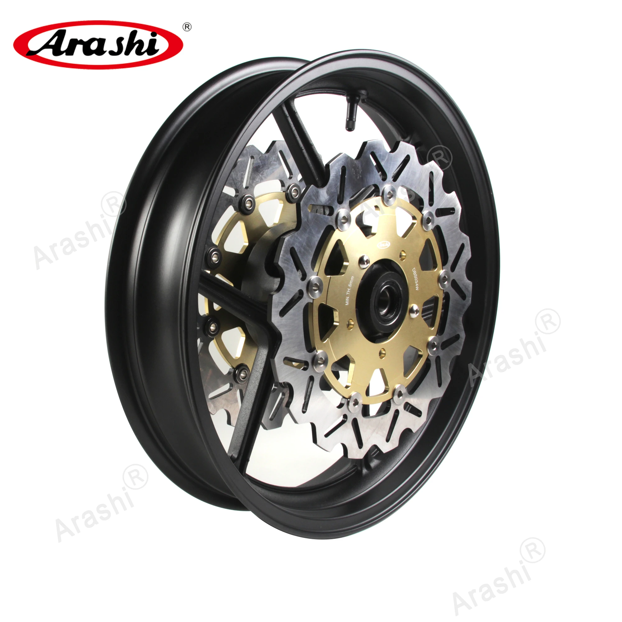 

Диски тормозные передние Arashi Z750 2009-2012, для KAWASAKI Z 750, 2009, 2010, 2011, 2012, ER6N ZX10R