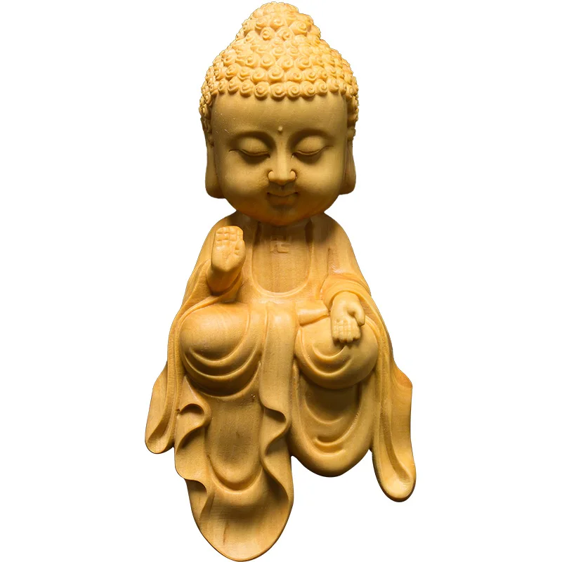 Декоративная статуя Самшит из цельной древесины для гостиной|Статуи и