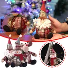 Подвесные Украшения для рождественской елки, Санта Клаус, снеговик, рождественские подвесные украшения