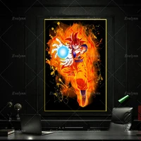 dragon ball goku super anime canvas poster nordic home bedroom decor prints pictures modern living room cuadros wall painting