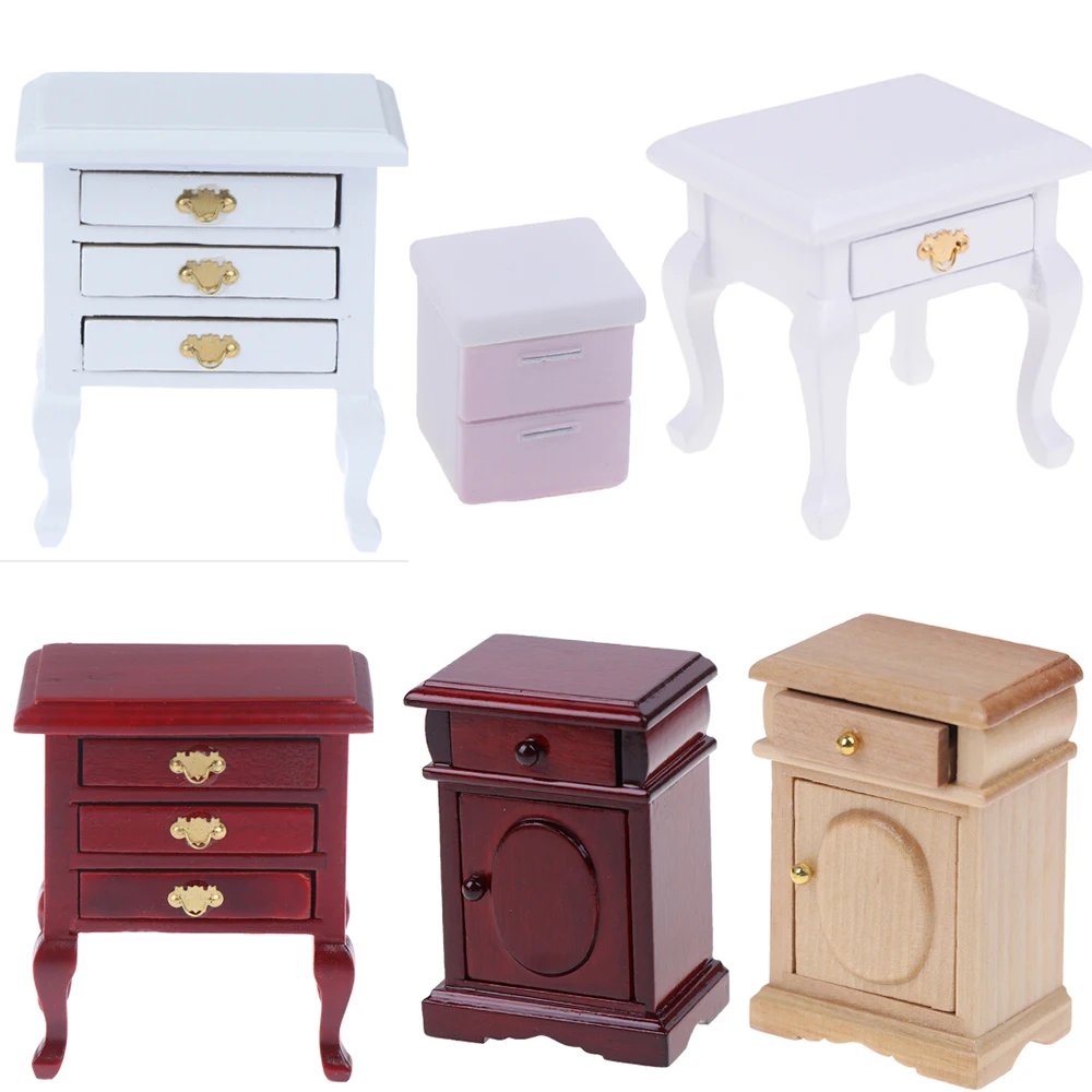 Кукольный домик мини шкаф мебель для спальни наборы дома и гостиной в масштабе 1:12