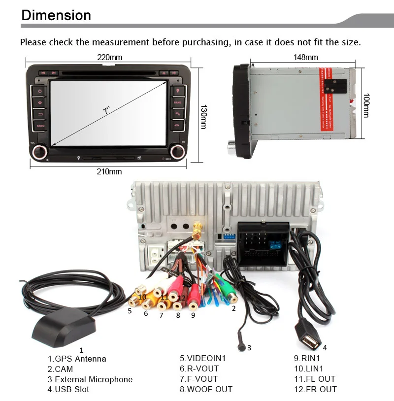 Автомобильный DVD плеер Eunavi 2 Din для VW GOLF POLO JETTA MK5 MK6 PASSAT B6 SKODA TOURAN с 3G USB GPS BT IPOD FM RDS mirror