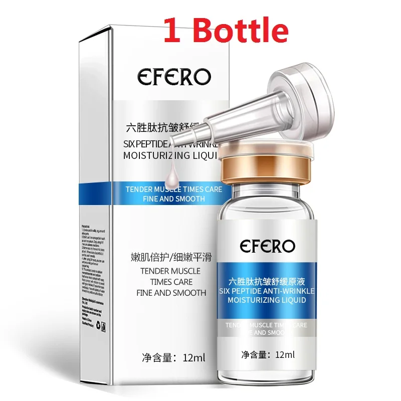 Efero Argireline шесть сыворотка с пептидами для лица крем против морщин старения Гиалуроновая эссенция увлажняющий отбеливающий крем уход за кожей - Вес нетто: 1PCS Style 1