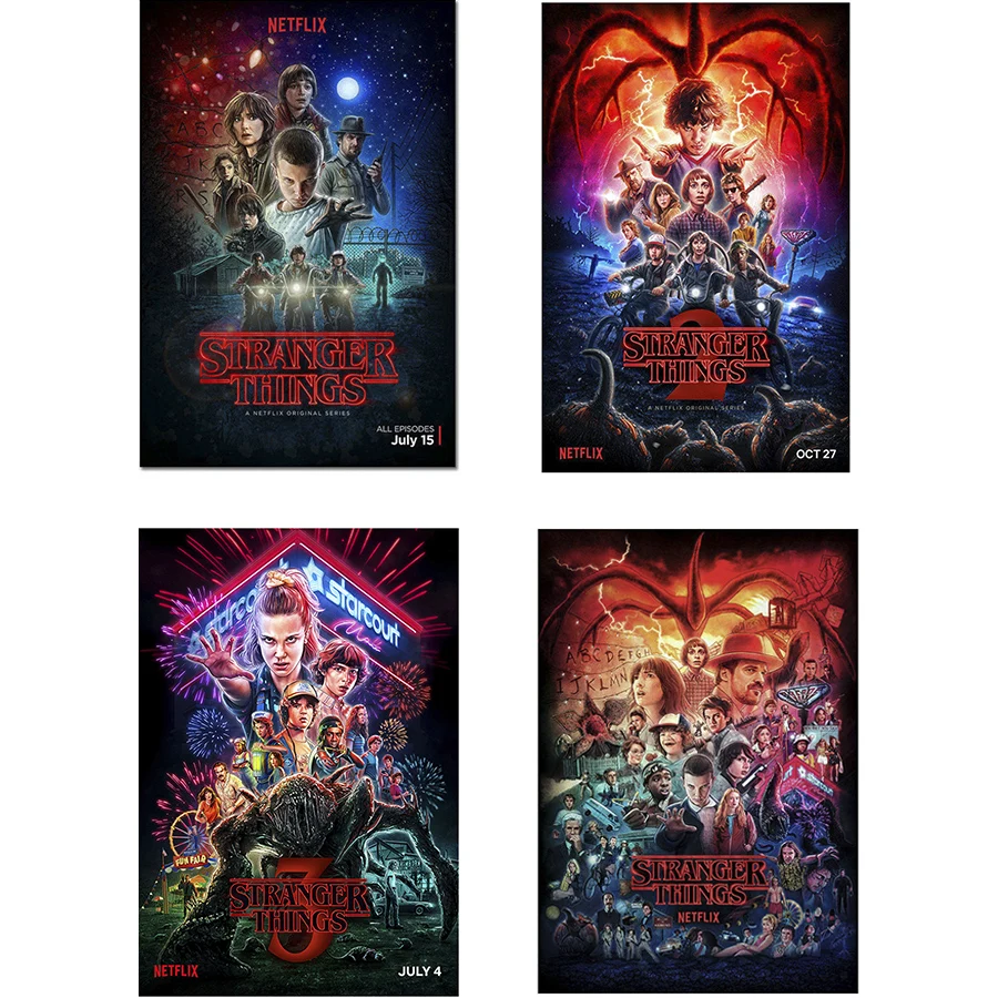 

5D алмазная живопись, полная выкладка, странные дела, алмазная вышивка, вышивка крестиком, полная круглая картина