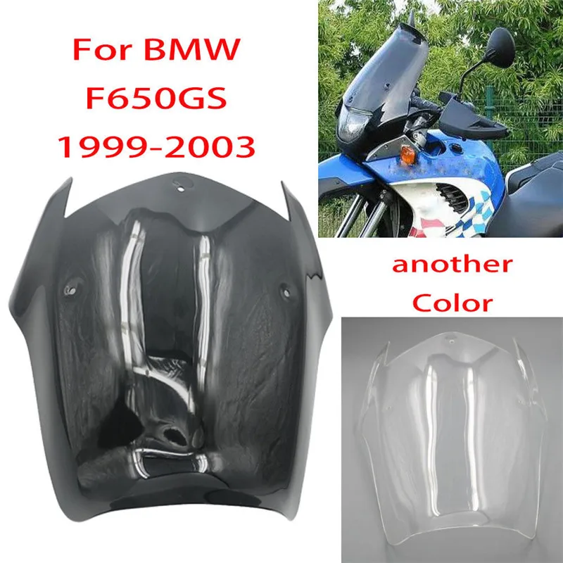 Ветровое стекло для мотоцикла F650GS 99 03 черные прозрачные BMW F650 F 650 GS 2000 2001|Козырьки