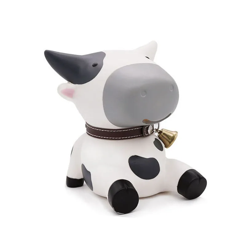 Пятнистый расцветкой под молочную корову из денежный ящик PVC в разобранном виде